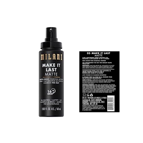 Milani Setting Spray + Primer, Make It Last Original - Natural Finish with Niacinamide for Hydration, Setting Spray for Makeup and Face Primer, 3-in-1 Prime + Hydrate + Set, 2.03 Fl. Oz