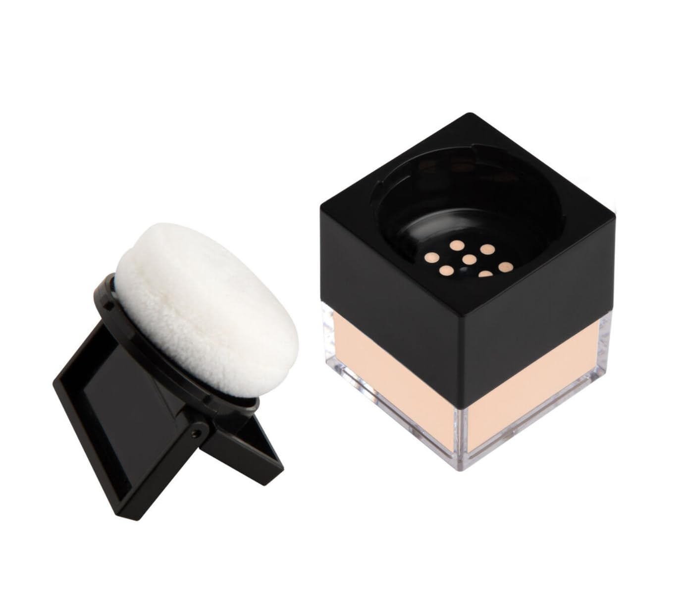 Huda Beauty Mini Easy Bake Loose Baking & Setting Powder - Cherry Blossom Cake (fair to medium with true pink undertones) 0.21 oz / 6 g