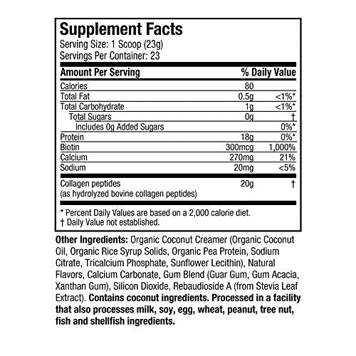 Purely Inspired Collagen Powder, Unflavored (20 Servings) - 20g Collagen Peptides Protein Powder for Women & Men - Grass-Fed & Pasture Raised - Gluten-Free, Paleo & Keto-Friendly Collagen Drink
