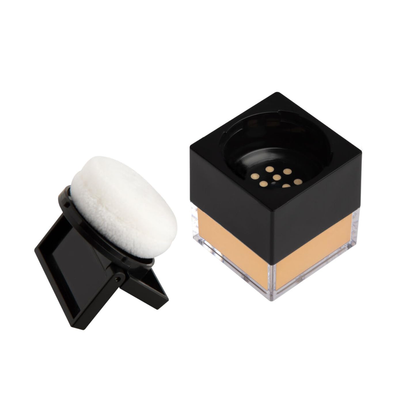 Huda Beauty Mini Easy Bake Loose Baking & Setting Powder - Cherry Blossom Cake (fair to medium with true pink undertones) 0.21 oz / 6 g