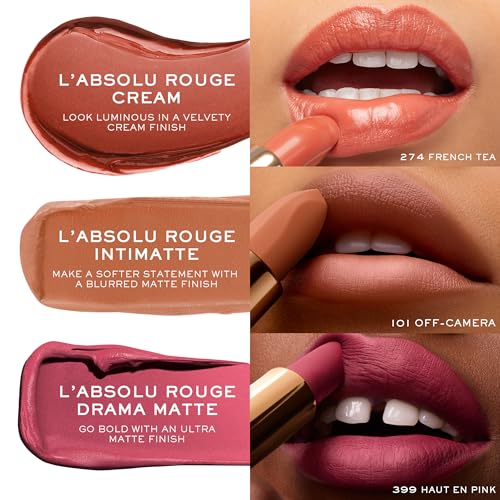 Lancôme L'Absolu Rouge Hydrating Cream Lipstick - Smudge-Resistant & Luminous Finish - Up To 18HR Comfort - 337 Blush Classique
