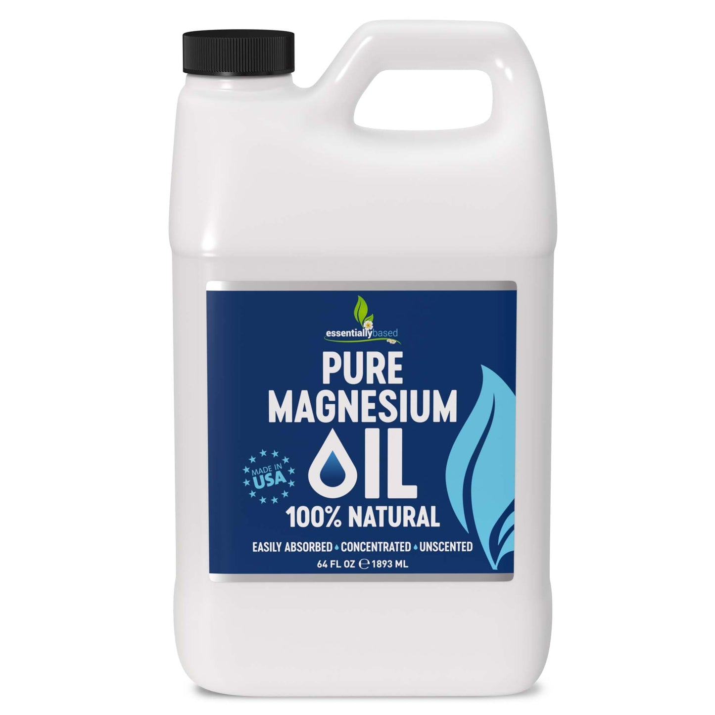 Pure Magnesium Oil Spray 12oz - Topical Magnesium Spray for Sleep Extra Strength - Less Sting - Less Itch - 100% Natural and Organic Oil - Made in USA