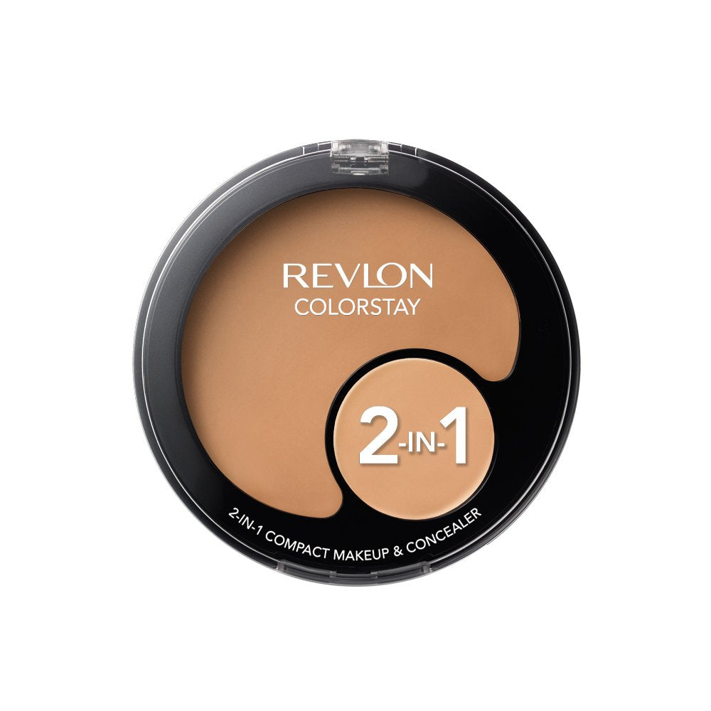 Revlon ColorStay 2-in-1 Compact Makeup & Concealer, Buff