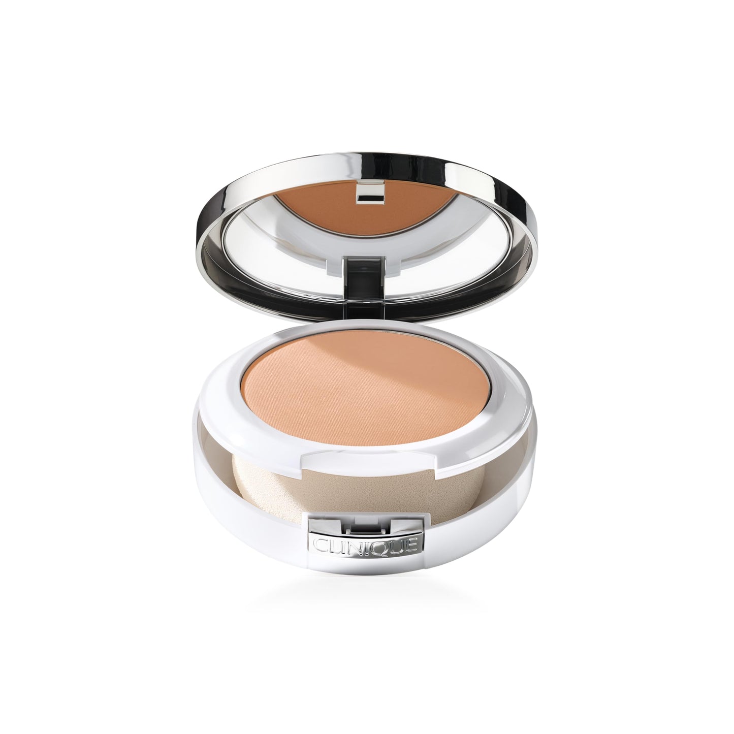 Clinique Beyond Perfecting Powder Lightweight Full Coverage Foundation + Concealer For Dry Combination to Oily Skin Types, Alabaster, 0.51 Ounce