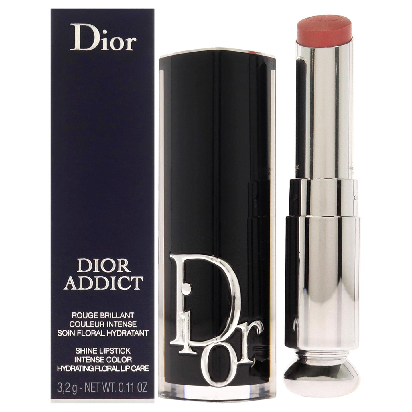 Dior Christian Addict Hydrating Shine Lipstick - 418 Beige Oblique Lipstick (Refillable) Women 0.11 oz