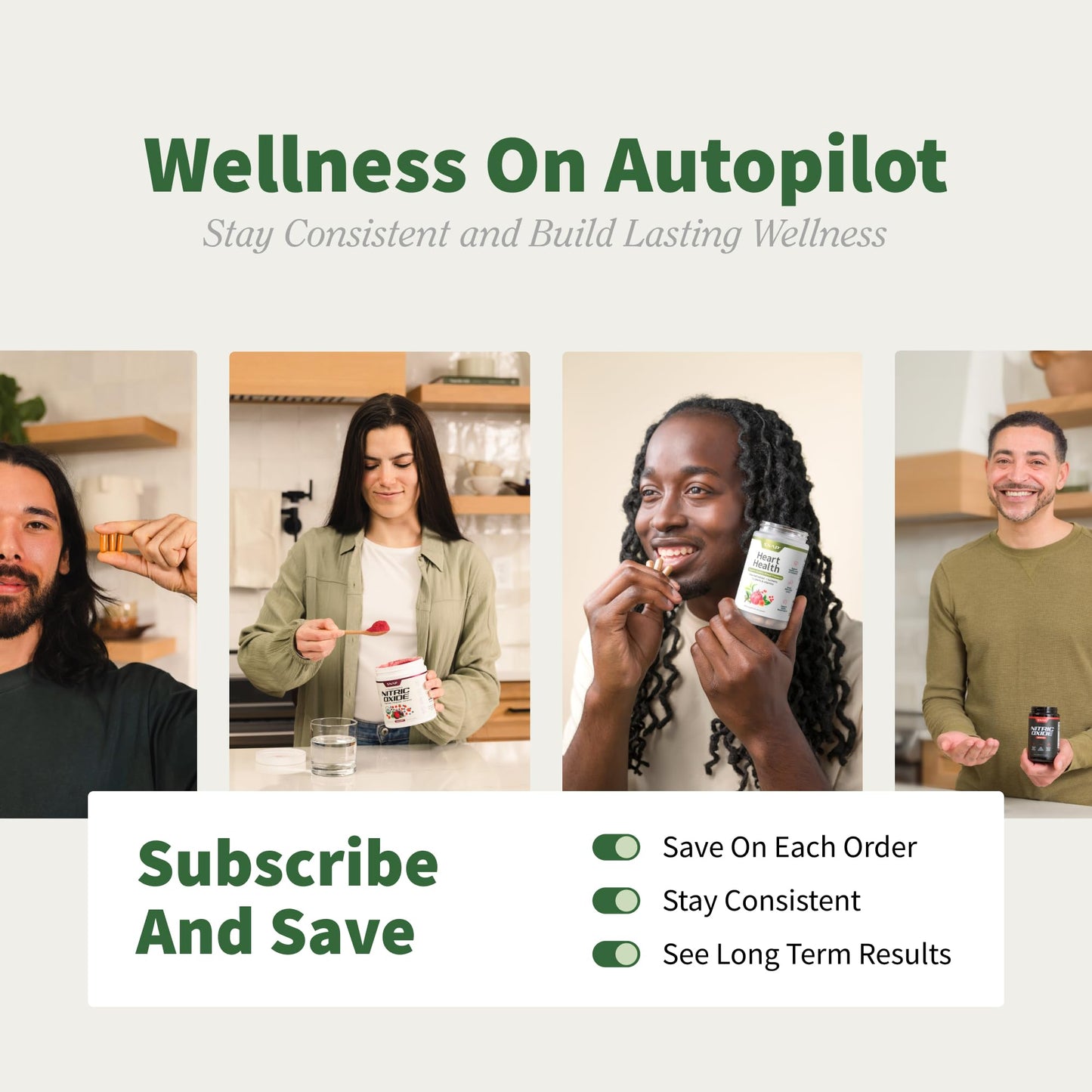 Snap Supplements Prostate Health & Nitric Oxide Supplement Bundle for Men, 90 + 60 Vegetarian Capsules (1 Month Supply)