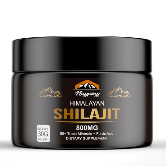 Shilajit Pure Himalayan Organic Shilajit Resin, 800mg Gold Grade Natural Shilajit for Men & Women, with 85+ Fulvic Acid & Trace Minerals, Energy Boost, Immune Support, 30 Grams