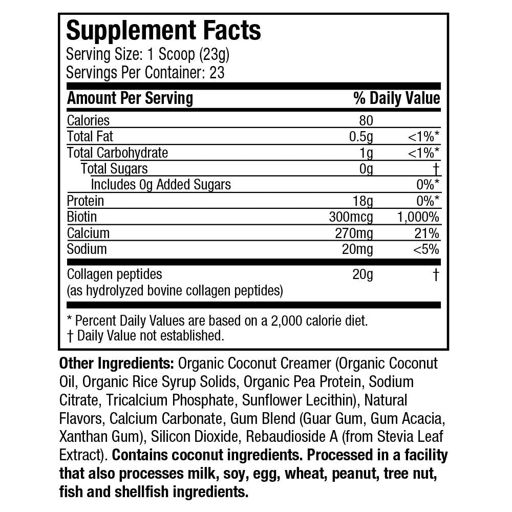 Purely Inspired Collagen Powder, Unflavored (20 Servings) - 20g Collagen Peptides Protein Powder for Women & Men - Grass-Fed & Pasture Raised - Gluten-Free, Paleo & Keto-Friendly Collagen Drink