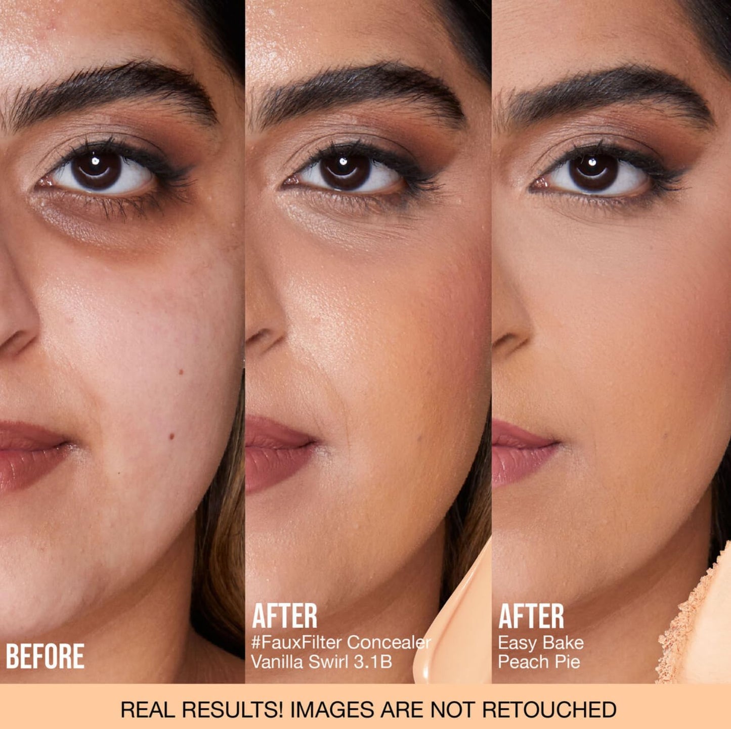 Huda Beauty Mini Easy Bake Loose Baking & Setting Powder - Cherry Blossom Cake (fair to medium with true pink undertones) 0.21 oz / 6 g