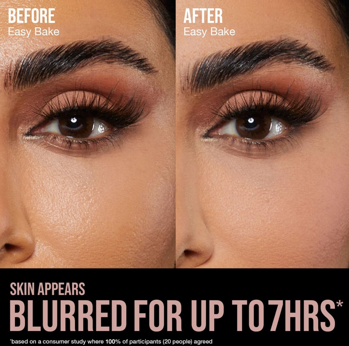 Huda Beauty Mini Easy Bake Loose Baking & Setting Powder - Cherry Blossom Cake (fair to medium with true pink undertones) 0.21 oz / 6 g