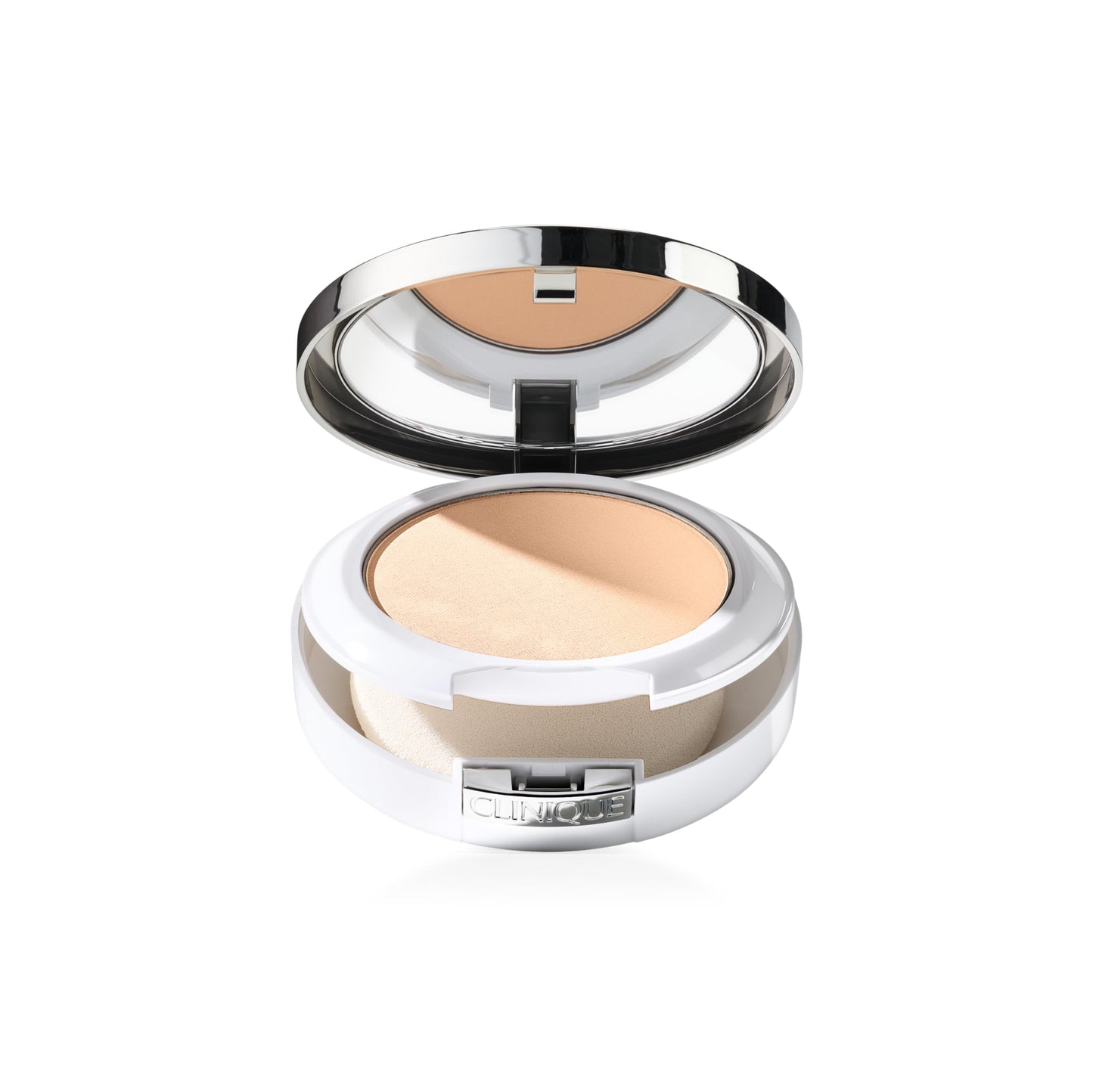 Clinique Beyond Perfecting Powder Lightweight Full Coverage Foundation + Concealer For Dry Combination to Oily Skin Types, Alabaster, 0.51 Ounce