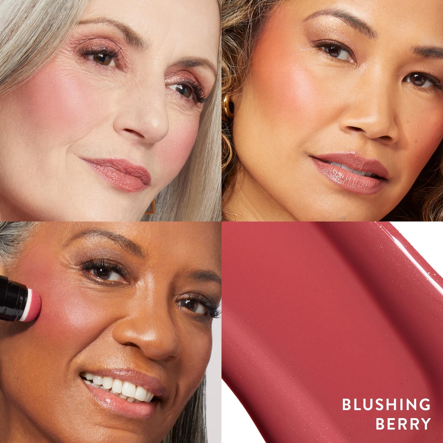 LAURA GELLER NEW YORK Serum Blush Tint, Lightweight Liquid Blush for Cheeks, Weightless Watercolor Sheer Finish, Practical Pink