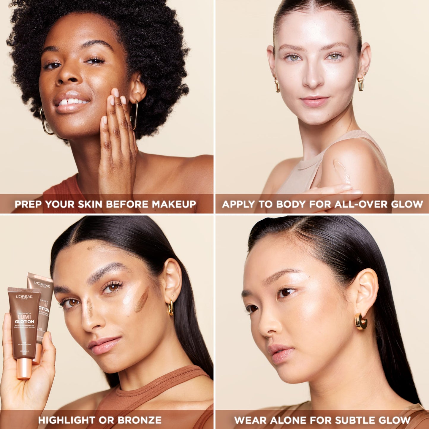 L'Oreal Paris Makeup True Match Lumi Glotion, Natural Glow Enhancer, Illuminator Highlighter, Bronzing Drops For a Sun-Kissed Glow, 903 Medium