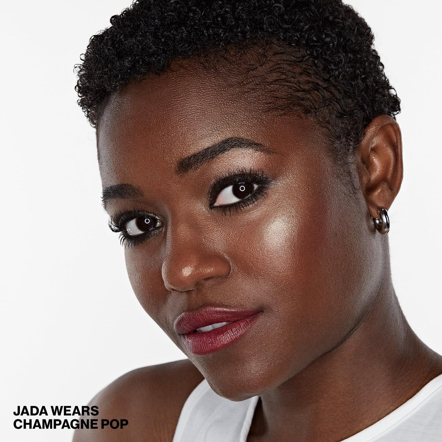 Smashbox X BECCA Shimmering Skin Perfector Pressed Highlighter | Luminous Glow + Buildable, 0.25 Ounce, Champagne Pop