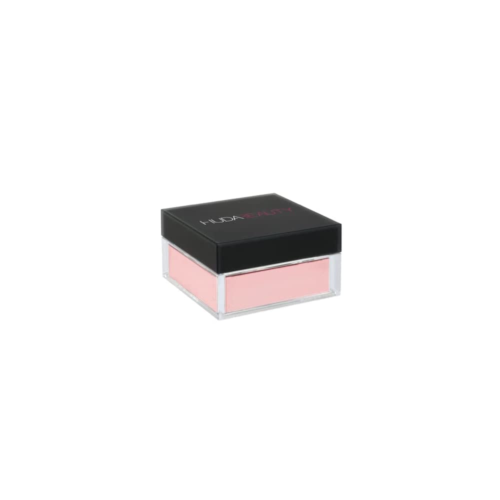 Huda Beauty Mini Easy Bake Loose Baking & Setting Powder - Cherry Blossom Cake (fair to medium with true pink undertones) 0.21 oz / 6 g