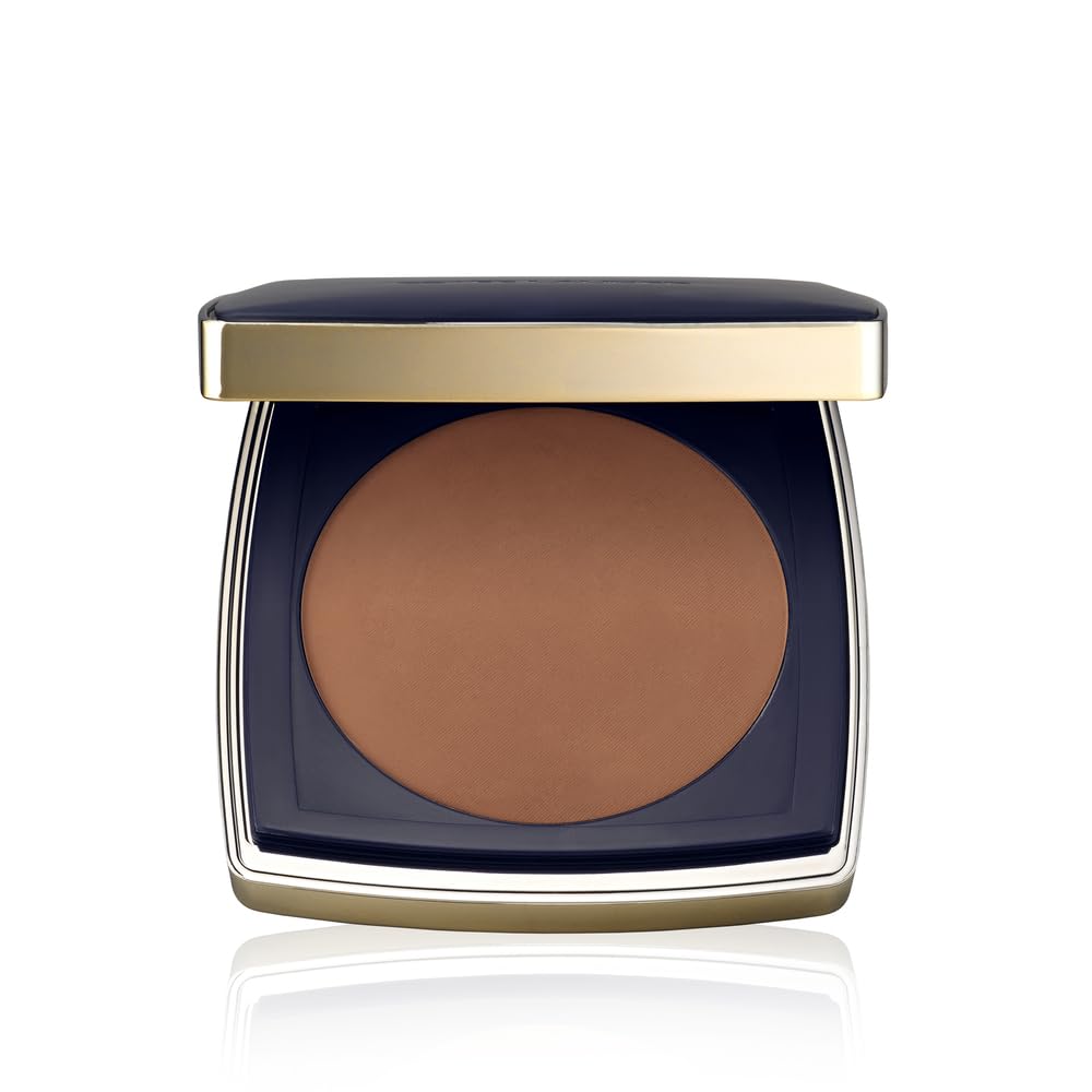 Estée Lauder Double Wear 12-Hour Stay-in-Place Matte Powder Foundation | Controls Oil & Shine, 0.39 Ounce, 4W1 Honey Bronze