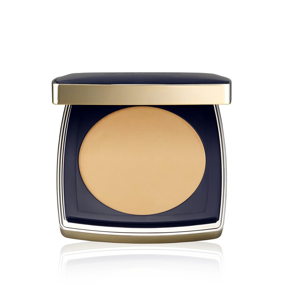 Estée Lauder Double Wear 12-Hour Stay-in-Place Matte Powder Foundation | Controls Oil & Shine, 0.39 Ounce, 4W1 Honey Bronze