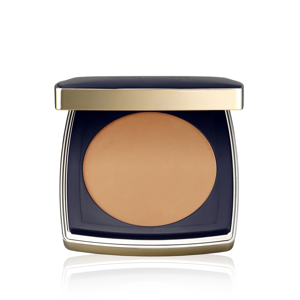 Estée Lauder Double Wear 12-Hour Stay-in-Place Matte Powder Foundation | Controls Oil & Shine, 0.39 Ounce, 4W1 Honey Bronze