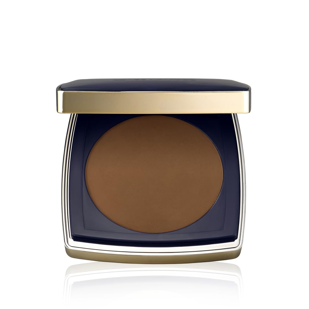 Estée Lauder Double Wear 12-Hour Stay-in-Place Matte Powder Foundation | Controls Oil & Shine, 0.39 Ounce, 4W1 Honey Bronze