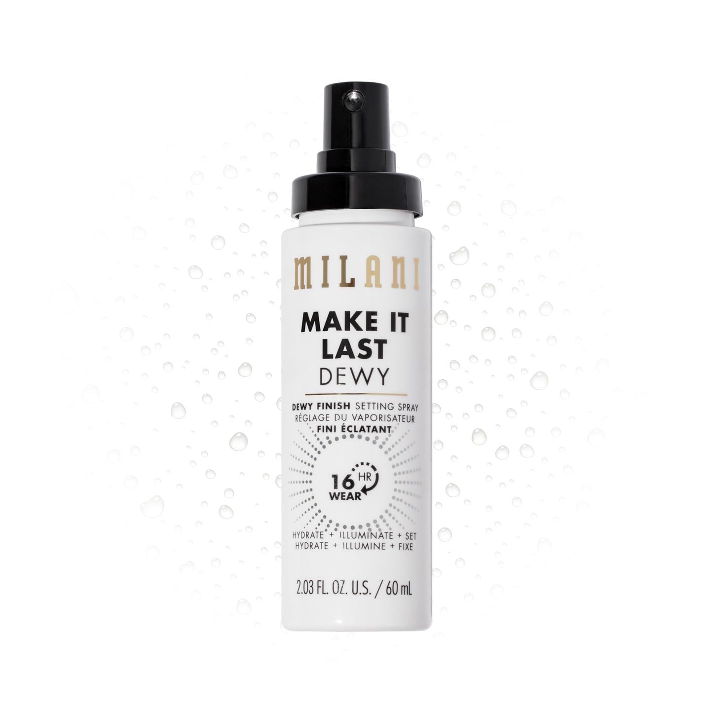 Milani Setting Spray + Primer, Make It Last Original - Natural Finish with Niacinamide for Hydration, Setting Spray for Makeup and Face Primer, 3-in-1 Prime + Hydrate + Set, 2.03 Fl. Oz