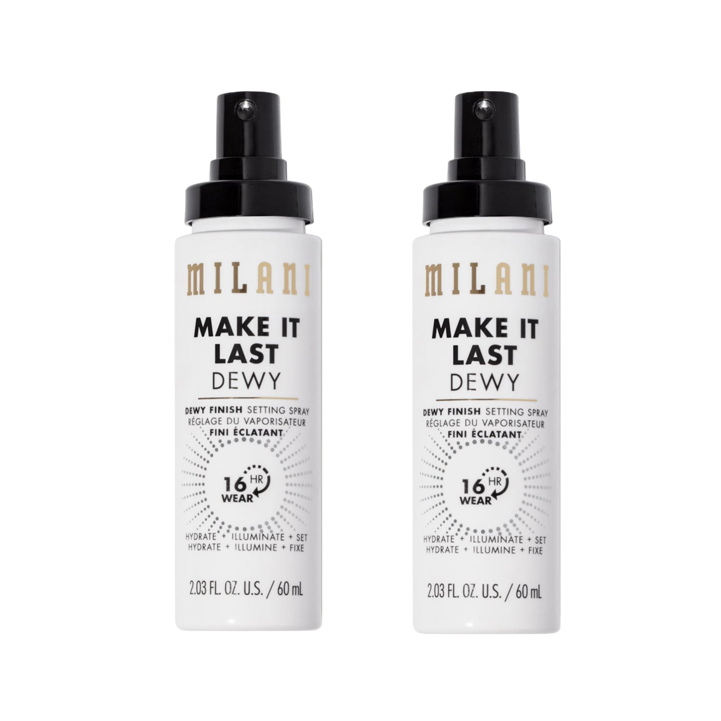 Milani Setting Spray + Primer, Make It Last Original - Natural Finish with Niacinamide for Hydration, Setting Spray for Makeup and Face Primer, 3-in-1 Prime + Hydrate + Set, 2.03 Fl. Oz