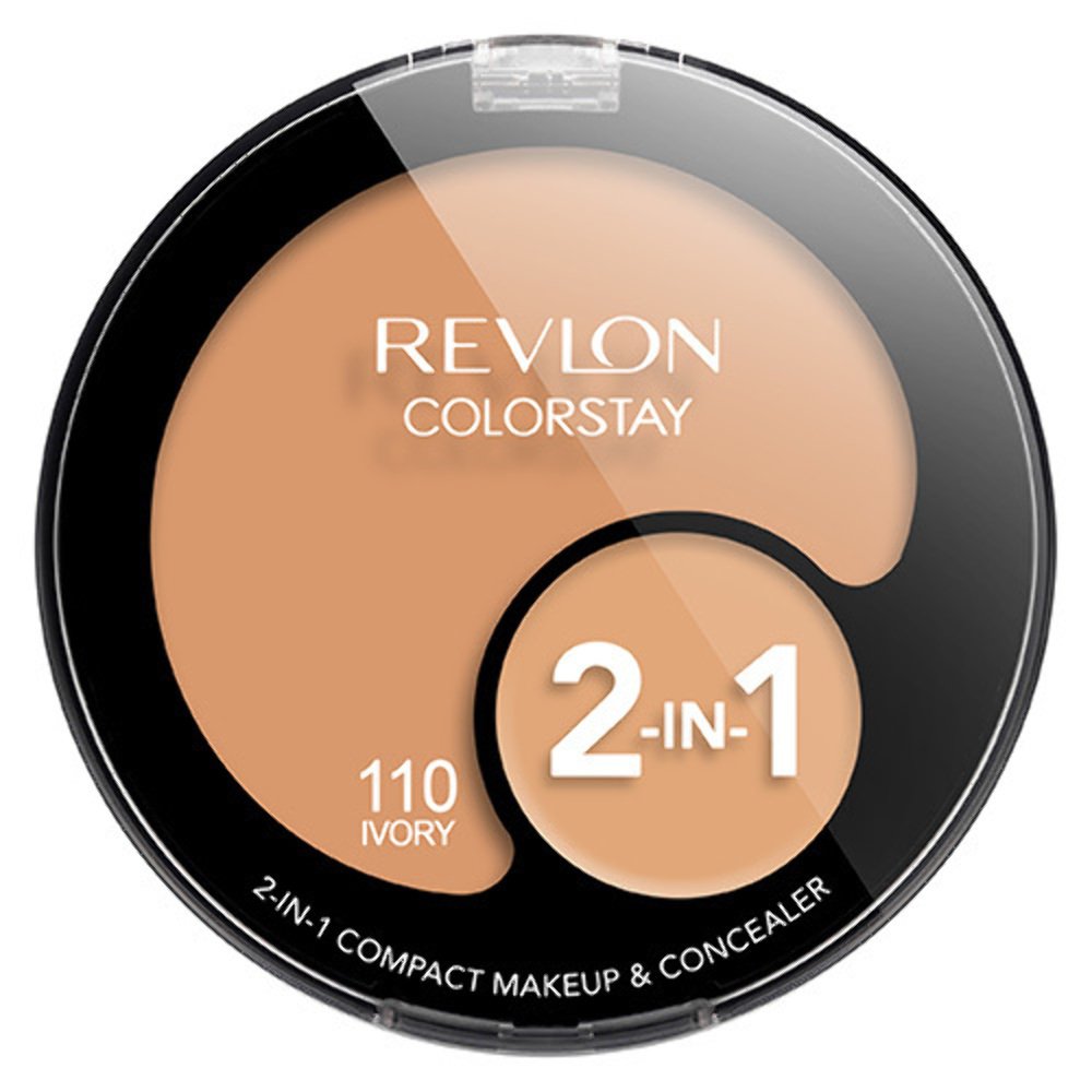 Revlon ColorStay 2-in-1 Compact Makeup & Concealer, Buff