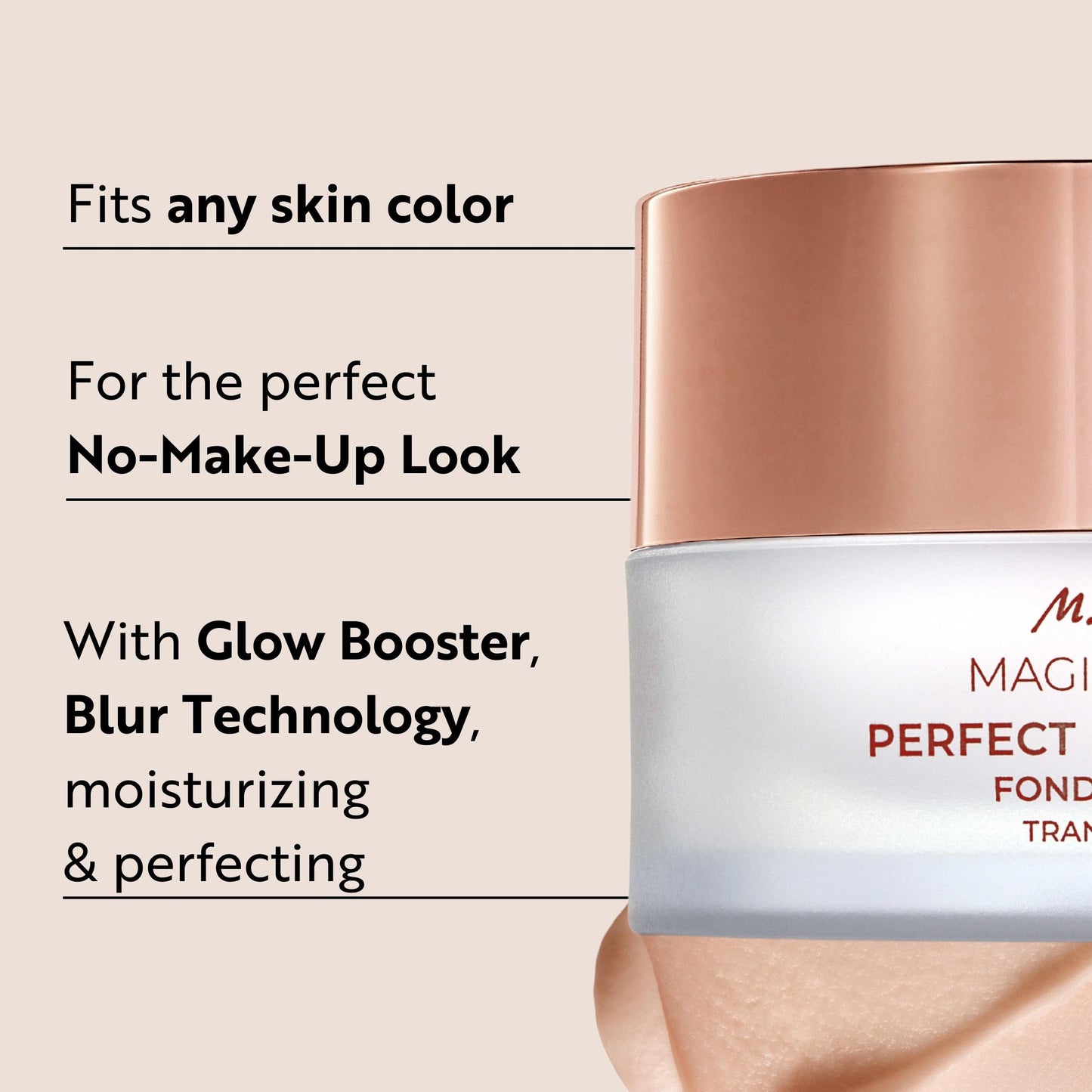 M. Asam Magic Finish Make-Up Mousse (1.01 Fl Oz) – 4in1 Primer, Foundation, Concealer & Powder With Buildable Coverage, Hides Redness And Dark Spots, Vegan, For Light To Medium Skin Tones