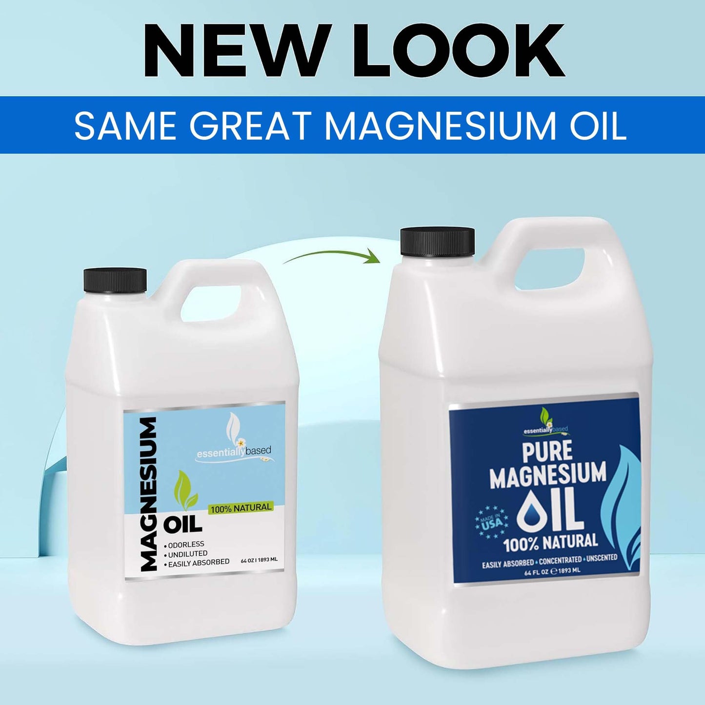 Pure Magnesium Oil Spray 12oz - Topical Magnesium Spray for Sleep Extra Strength - Less Sting - Less Itch - 100% Natural and Organic Oil - Made in USA