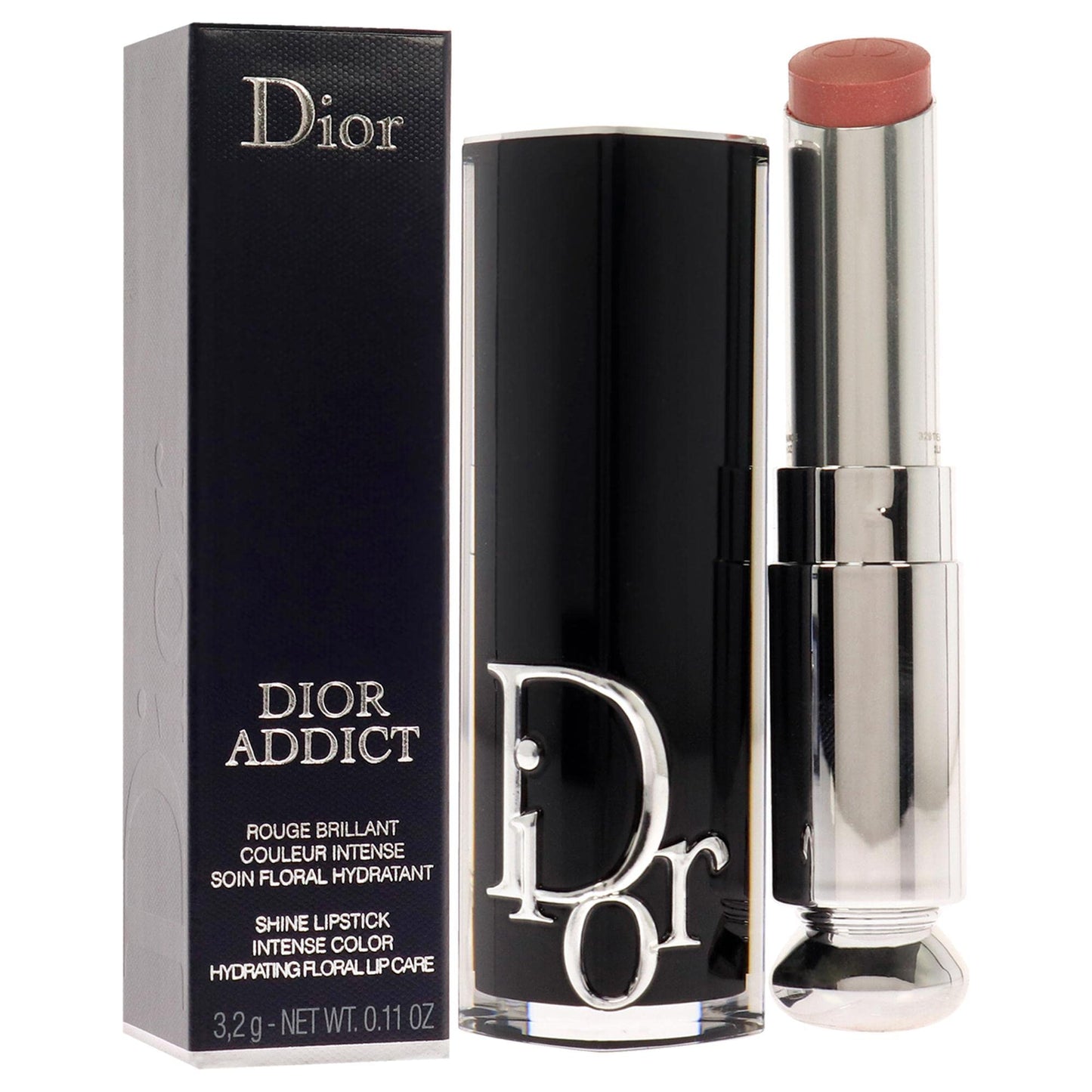 Dior Christian Addict Hydrating Shine Lipstick - 418 Beige Oblique Lipstick (Refillable) Women 0.11 oz