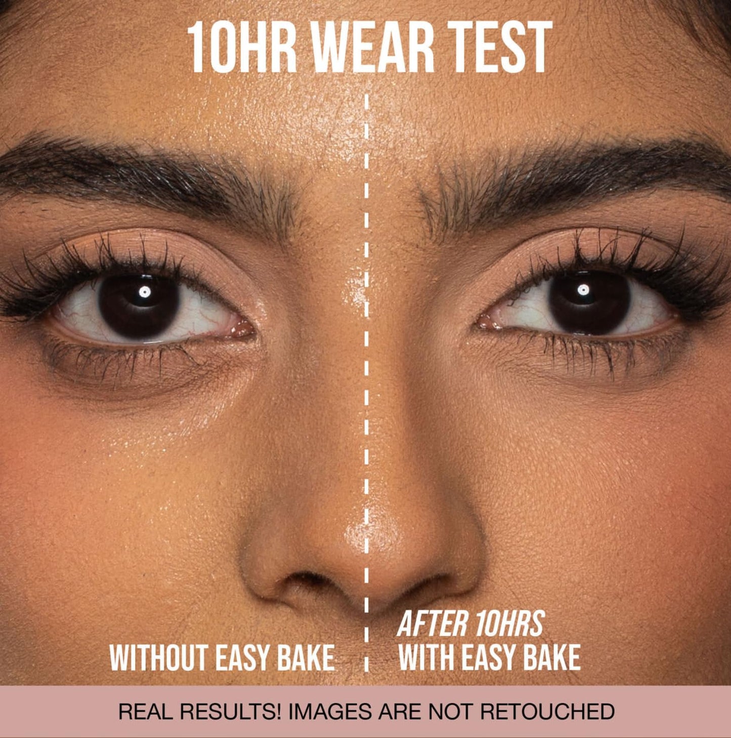 Huda Beauty Mini Easy Bake Loose Baking & Setting Powder - Cherry Blossom Cake (fair to medium with true pink undertones) 0.21 oz / 6 g