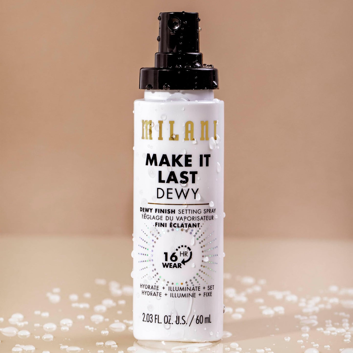 Milani Setting Spray + Primer, Make It Last Original - Natural Finish with Niacinamide for Hydration, Setting Spray for Makeup and Face Primer, 3-in-1 Prime + Hydrate + Set, 2.03 Fl. Oz
