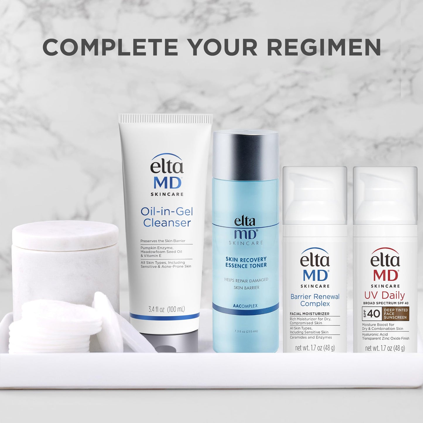 EltaMD UV Daily Tinted SPF 40 Face Sunscreen Moisturizer with Zinc Oxide, Tinted Daily Face Moisturizer with SPF, Sunscreen for Dry Skin,1.7 oz Pump