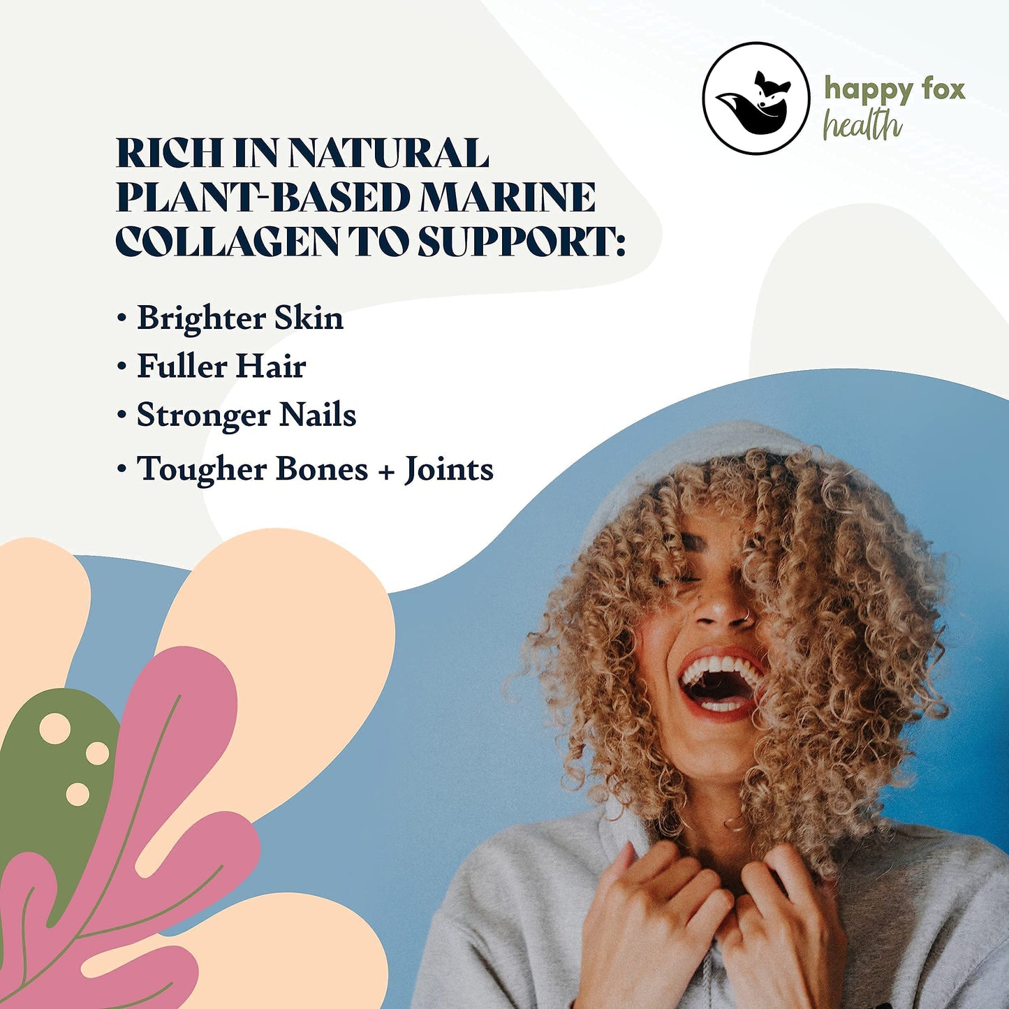 HAPPY FOX Organic Sea Moss Raw Gold - Makes 75oz of Seamoss Gel Rich in Vitamins & Minerals, Certified Non-GMO, Wildcrafted, Sundried Superfood - 100 gram Bag