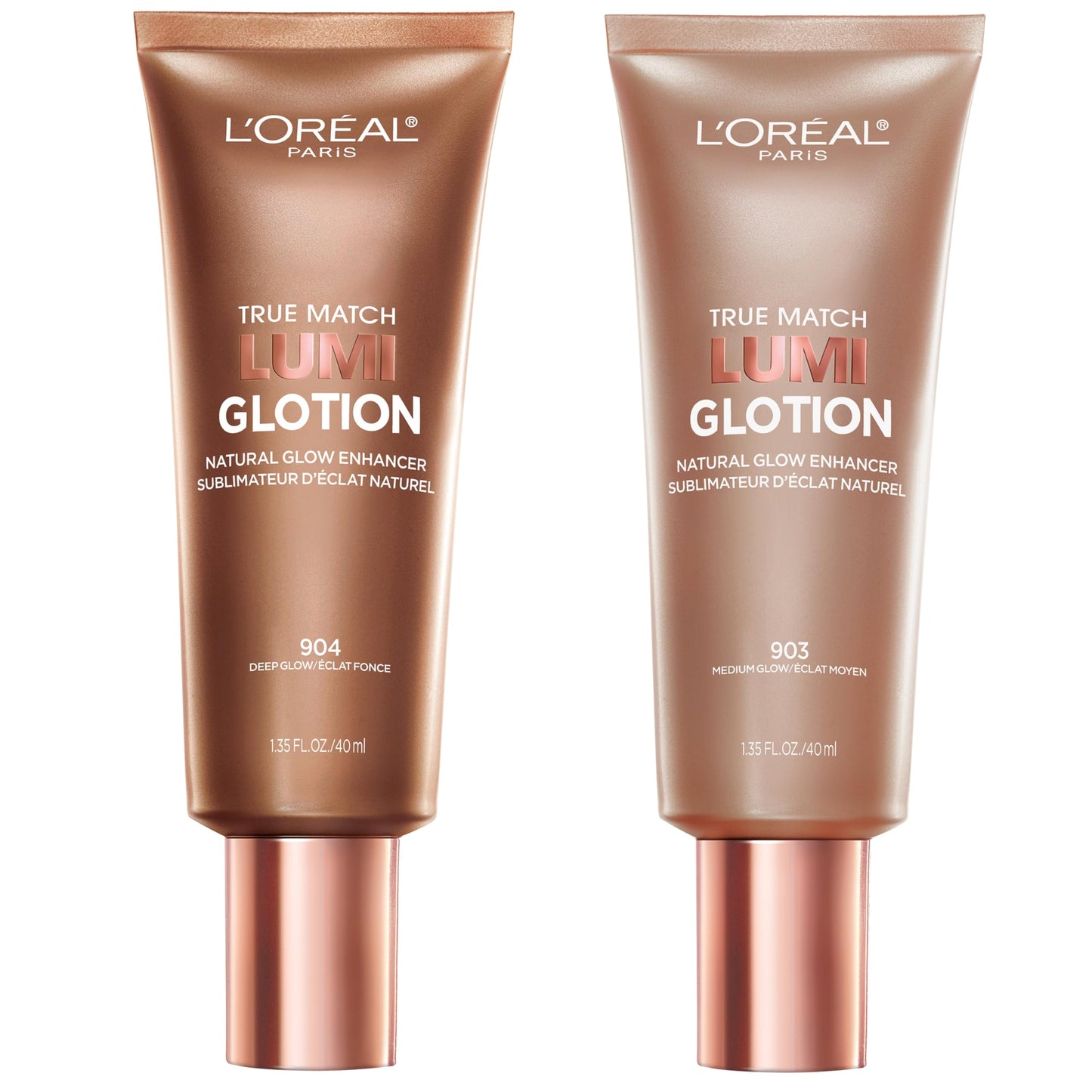 L'Oreal Paris Makeup True Match Lumi Glotion, Natural Glow Enhancer, Illuminator Highlighter, Bronzing Drops For a Sun-Kissed Glow, 903 Medium